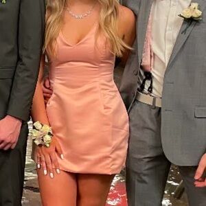 Light Pink Mini Dress